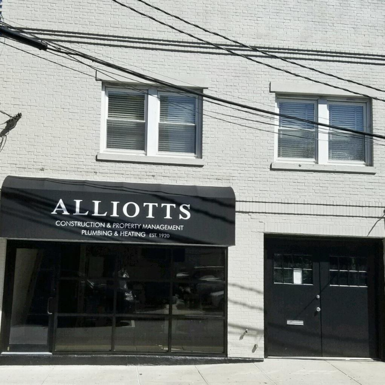 alliotts construction office front